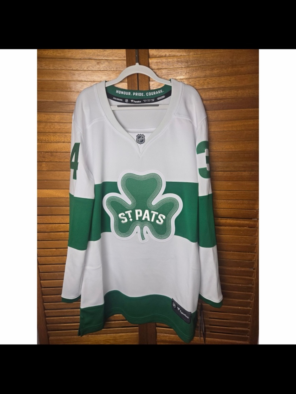 Toronto Maple Leafs Fanatics Matthews St Pats Jersey Womens Small